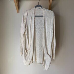 Madewell lightweight summer cardigan cream